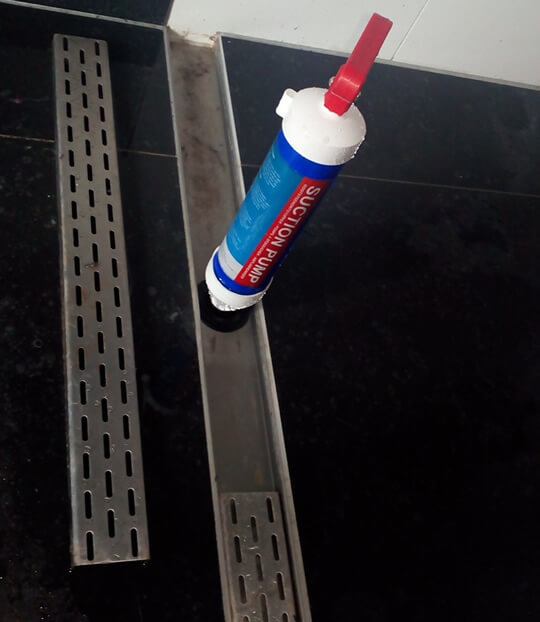 ontstopper voor douchegoot